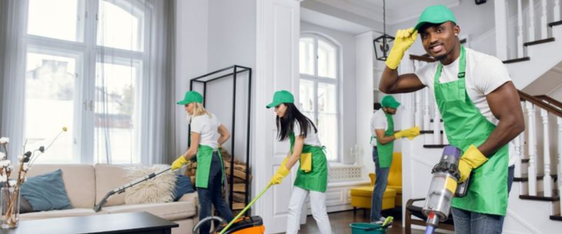 Quality check of a completed cleaning job